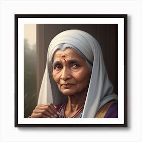 Indian Woman 1 Art Print