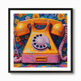 Telephone Art Print
