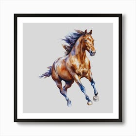 Galloping Horse Art Print