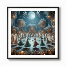 Nativity Scene paintings art print Art Print