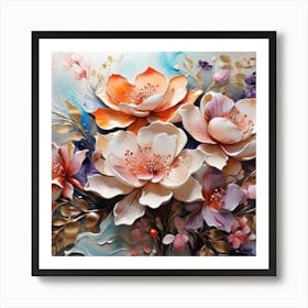 Flower Painting 2 Art Print