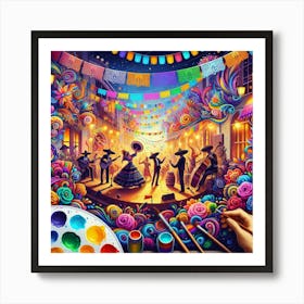 Mexican Street Art Art Print