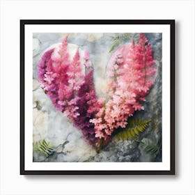 Heart Of Flowers 11 Art Print