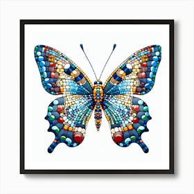 Butterfly Mosaic I Art Print