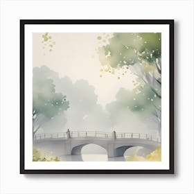 Winter Cross Over Art Print