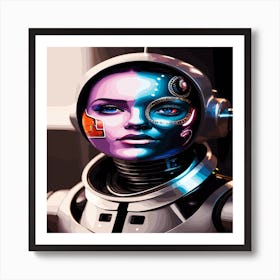 Robot fantasy Art Print