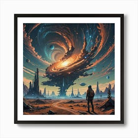 Galaxy Andromeda Art Print