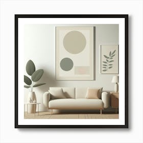 Modern Living Room 20 Art Print