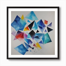 Geometric Shapes Art Print