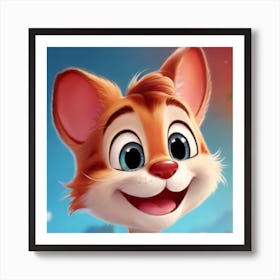 Cute Cat Art Print