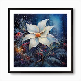 Mystical Evergreen Stardust Art Print