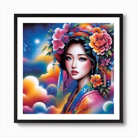 Chinese Girl 4 Art Print