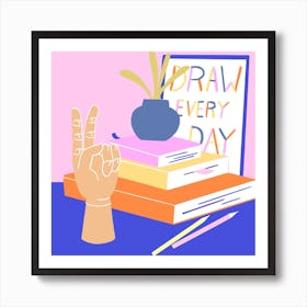 Hand Still Life Art Print