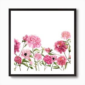 Garden Square Art Print