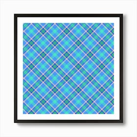 Plaid Fabric 146 Art Print