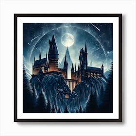 Hogwarts Castle Art Print