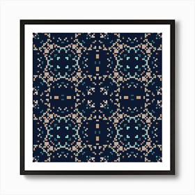 Pixel Pattern 13 Art Print