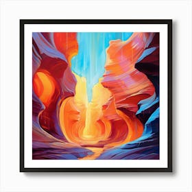 Canyon Of Light Art Print