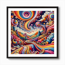 Psychedelic Art 1 Art Print