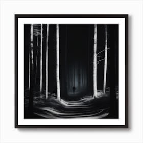 Dark Forest 4 Art Print