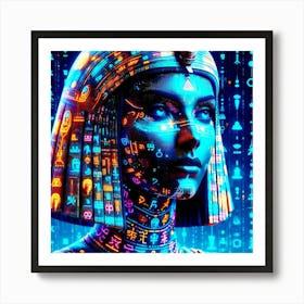 Cleopatra Portrait Artwork 109 Art Print