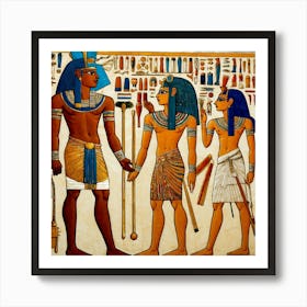 Egyptian Gods Art Print