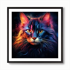 Cosmic Cat Art Print