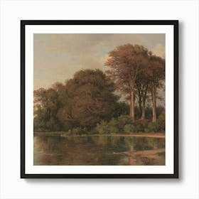 View Of A Lake 3 Art Print