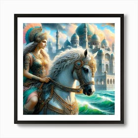 Creative Horse Beauty Illustration Nr 170 Art Print