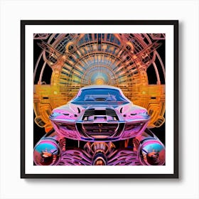 Futuristic Car 13 Art Print
