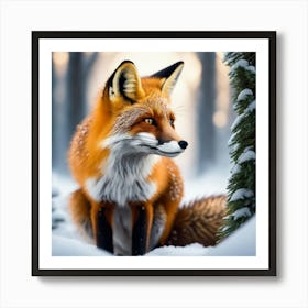 Red Fox 9 Art Print