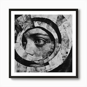 'The Face Of A Woman' 5 Art Print