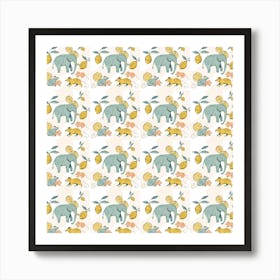 Elephants In The Jungle Poster