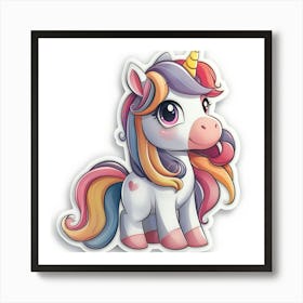 Unicorn Sticker 70 Art Print