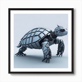 Robot Turtle Art Print