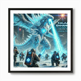 Kaiju Enhancement Art Print