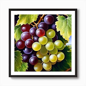 Grapes On The Vine 20 Art Print