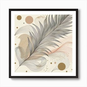 Palm leaves 14 Art Print