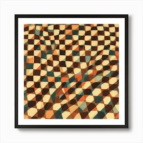 Abstract Geometric Pattern Vector 1 Art Print