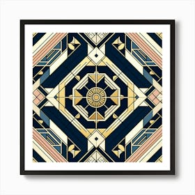 Deco Pattern Art Print