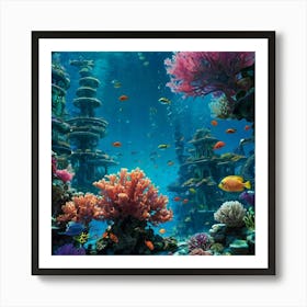 Under The Sea 4 Art Print