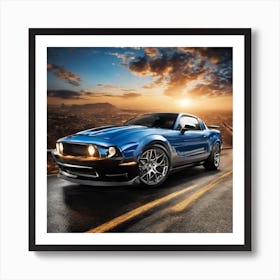 Ford Mustang Gt Art Print