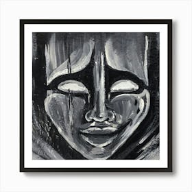 WITHOUT FACE Theater Mask Laught and Cry Art Print