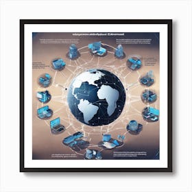 Digital World 1 Art Print