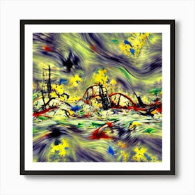 Abstract Painting 4 Art Print