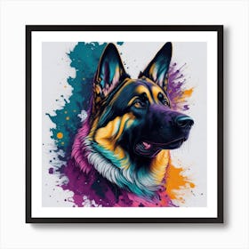 German Shepherd 2 Art Print