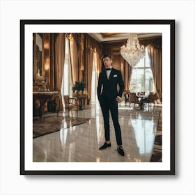 Man In Tuxedo Art Print