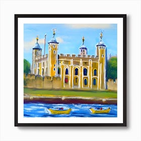 Tower Of London on a Sunny Afternoon Art Print