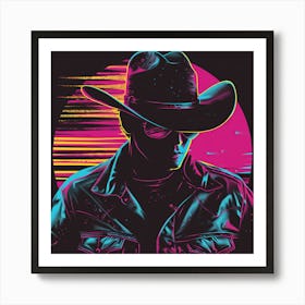 Cowboy Hat 2 Art Print