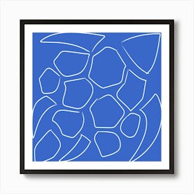 Blue Turtle Art Print